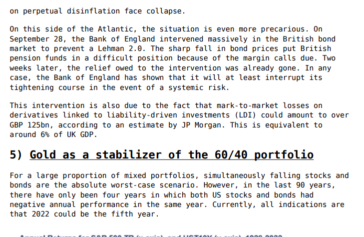 assets. The correlations of risky assets rose towards positive 1.0 and all