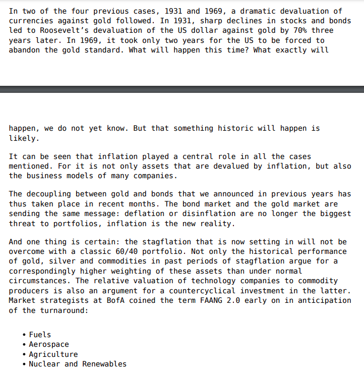 risky assets dramatically declined in price at the same time. Fortunately, US