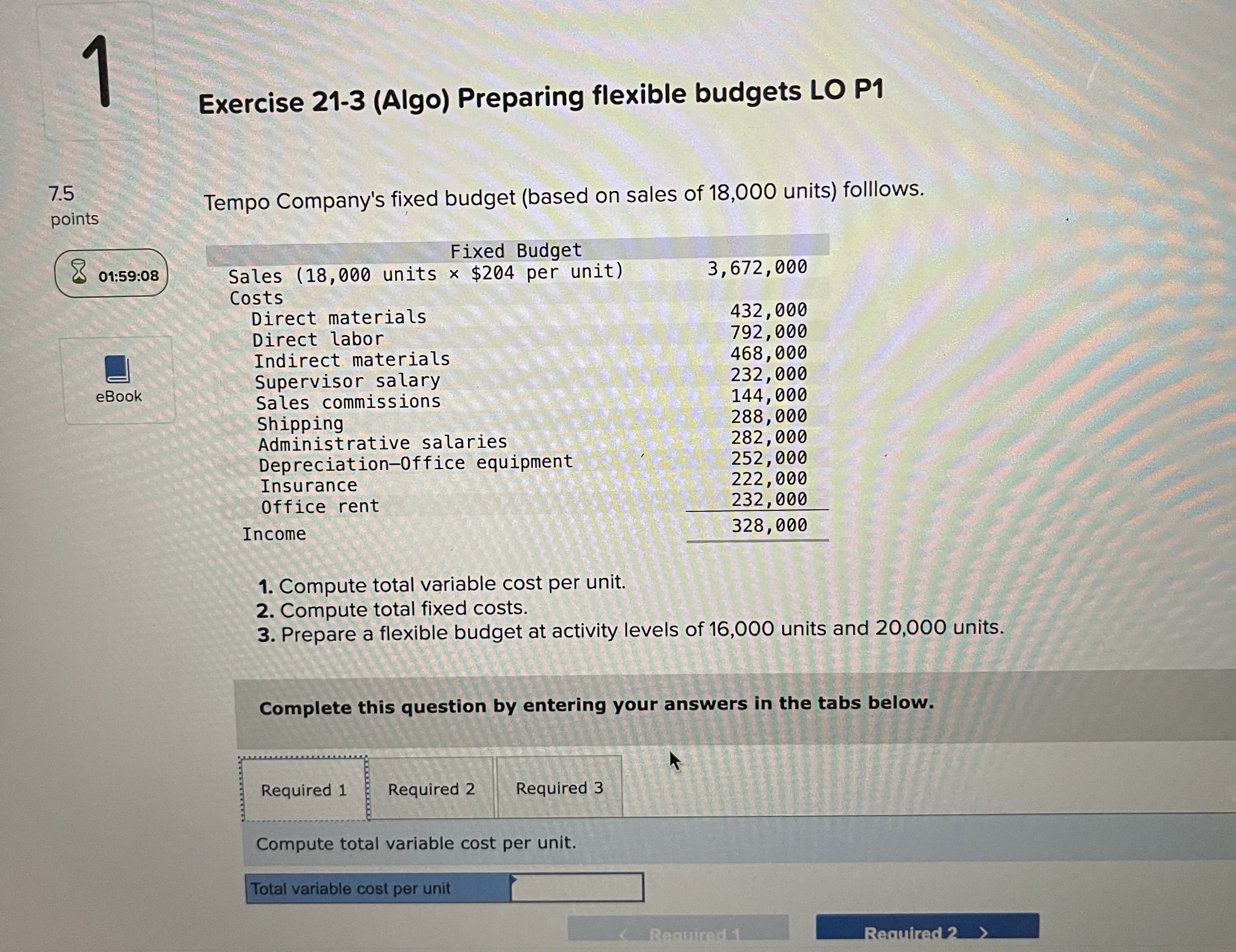  M06 Ch 21 Homework Saved 1 i Exercise 21-3(Algo) Preparing flexible