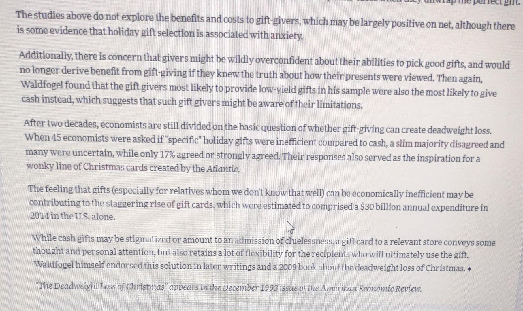 multibillion-dollar loss for the economy? A long-running debate about the economic efficiency