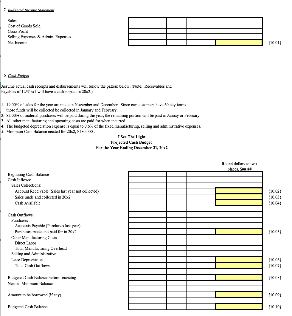 Variable Cost Per Unit Variable Selling Variable Administrative Projected Variable Manufacturing Unit