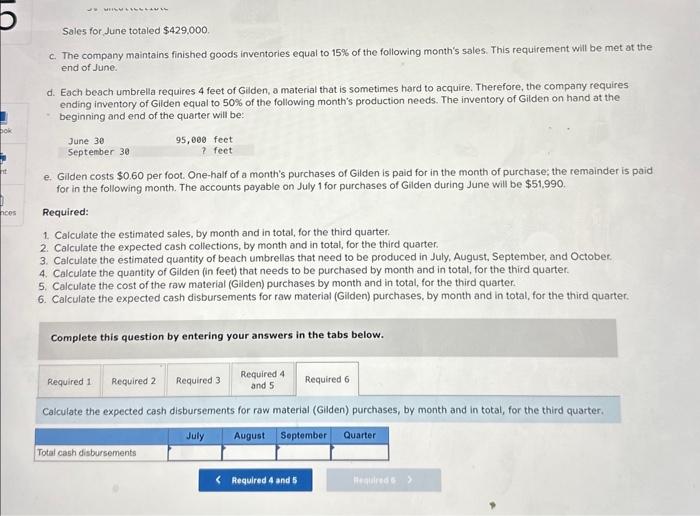 ? feet e. Gilden costs $0.60 per foot. One-half of a month's