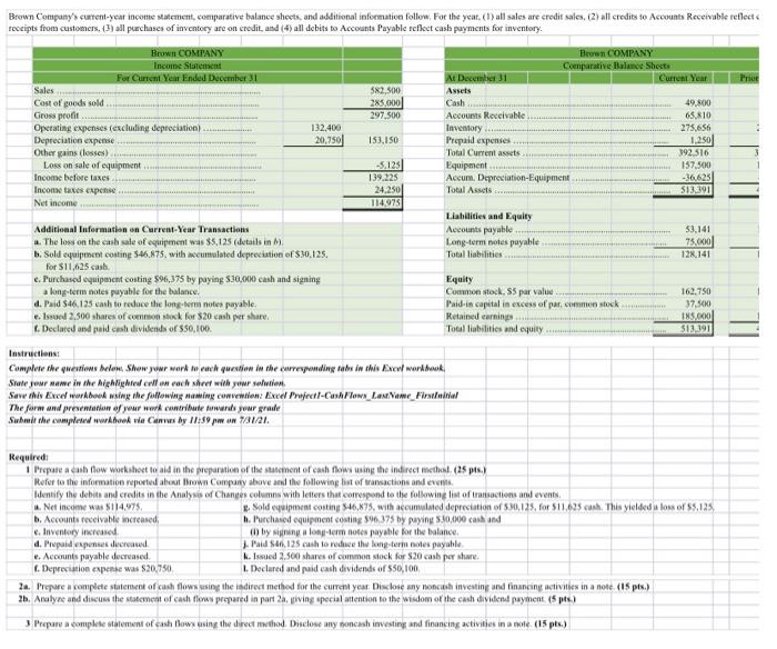  prepare a complete statement of cash flows using the direct method