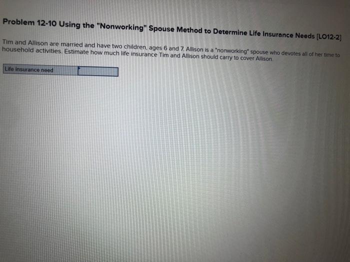 multiple of income method to determine the minimum amount of iffe insurance