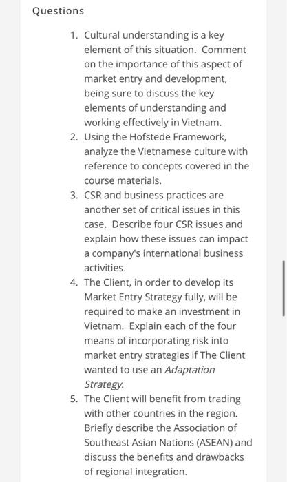 on an individual basis. Instructions Read the case study and answer the