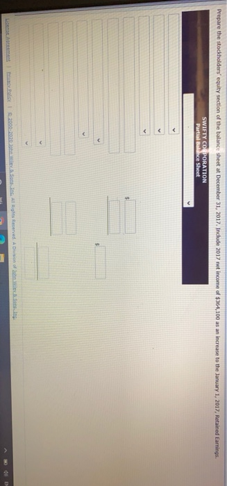 1, 2017, were as follows. Preferred Stock (8%, $100 par no cumulative,