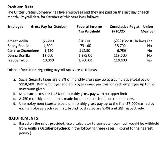  PLEASE HELP ME ANSWER THIS, Will upvote! (More Information) Problem Data