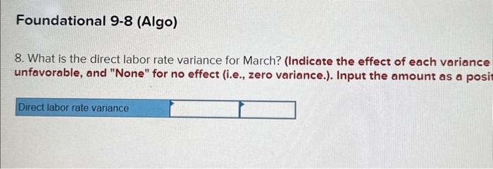effect of unfavorable, and "None" for no effect (i.e., zero variance.). Input