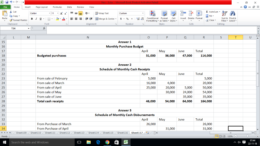 Budget for a Merchandising Organization Peyton Department Store prepares budgets quarterly. The