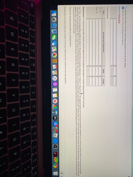 1. Prepare the company's income statement for the year ended June 30,