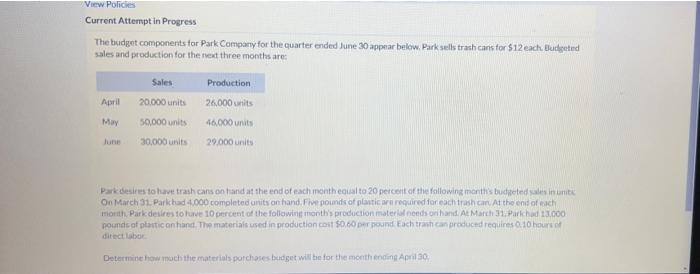  plesse i need help View Policies Current Attempt in Progress The