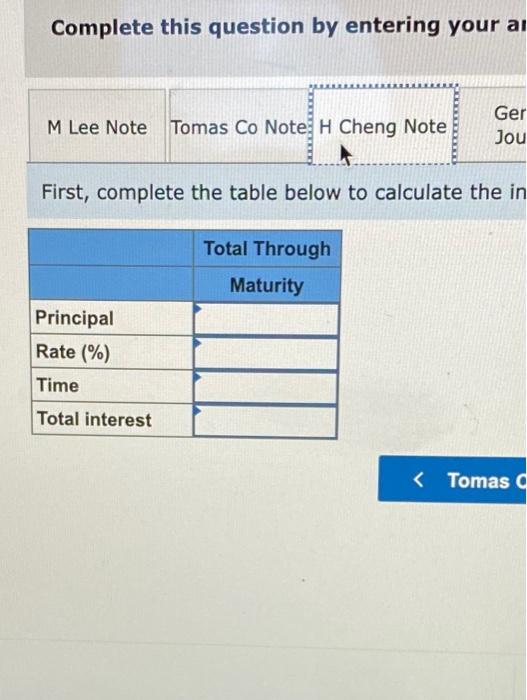 $13,000, 45-day, 8 note in granting Miranda Lee a time extension on