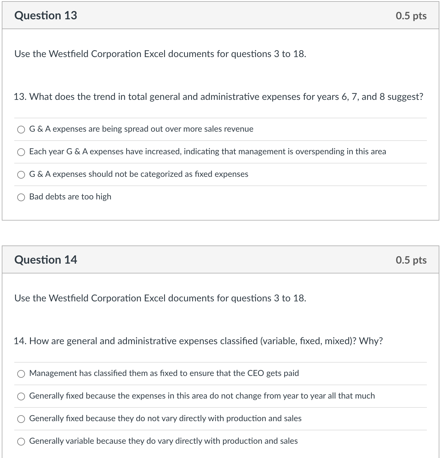  Please answer both questions. Attached below is data for the case.