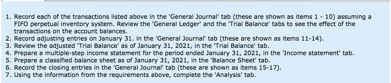 what i am doing. On January 1, 2021, the general ledger of