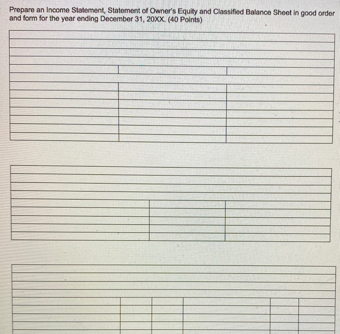 Steely Company for the year ending December 31, 20XX. Steely Company Adjusted
