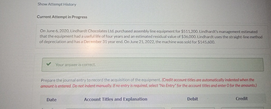  Show Attempt History Current Attempt in Progress On June 6,2020, Lindhardt