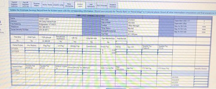 31./hour Dependents under 12:2 Dependent over 1 Ane Charlie LODE 24 Benedict