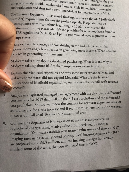  Please answer question 8 using ratio analysis with benchmarks found in