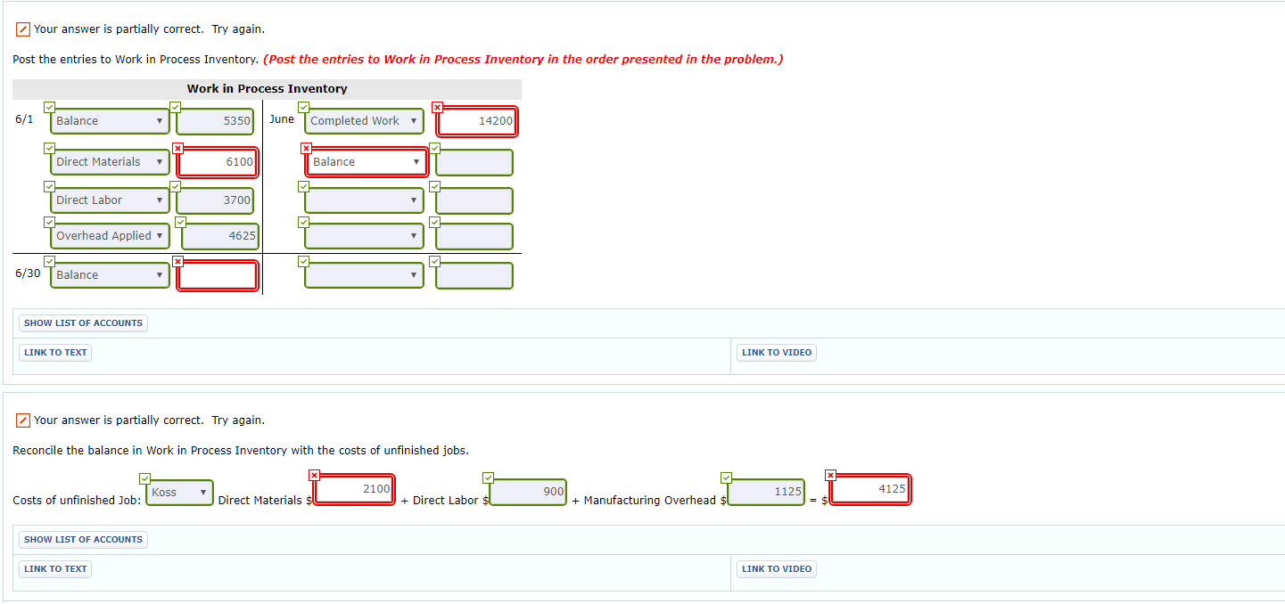 Inc. contains the following data. Raw Materials Inventory Work in Process Inventory