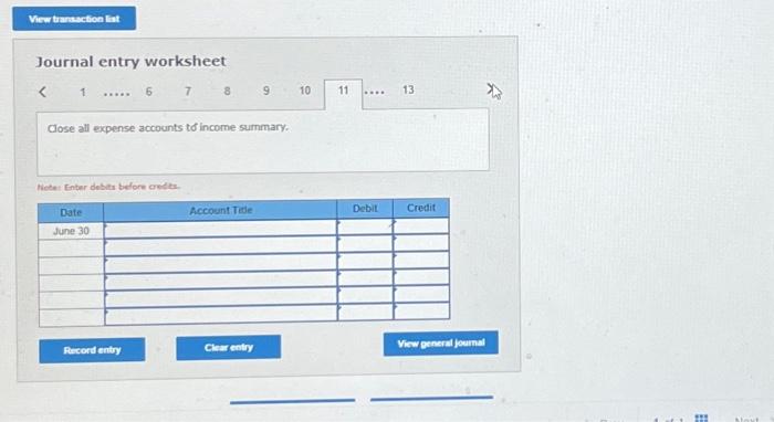 any. Journal entry worksheet 1 2 3 4 5 6 8 13