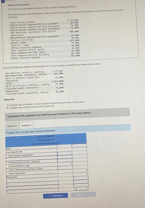  please do req 1 and 2 Ferqulerd information Comaany Using the