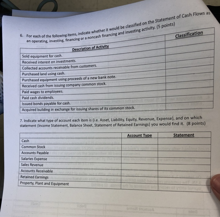  Both of problem 6 and 7. Thanks for your help! 6.