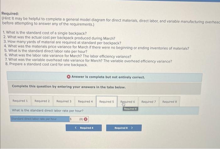 com Problem 9-26 (Static) Comprehensive Variance Analysis [LO9-4, LO9-5, LO9-6] Highland Company