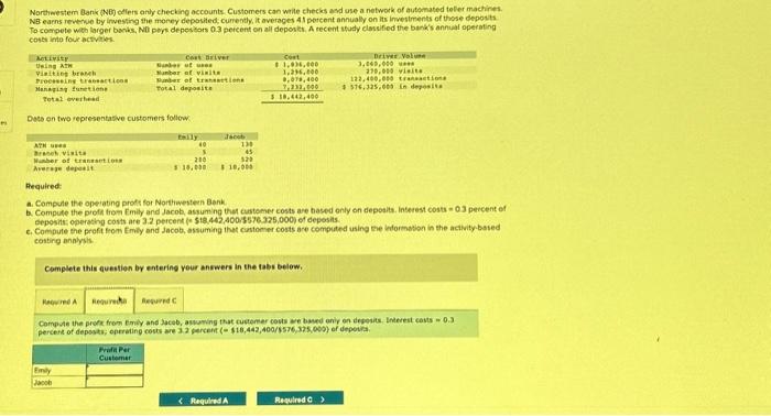 NB pays depositors 0.3 percent on all deposis. A recent study classified