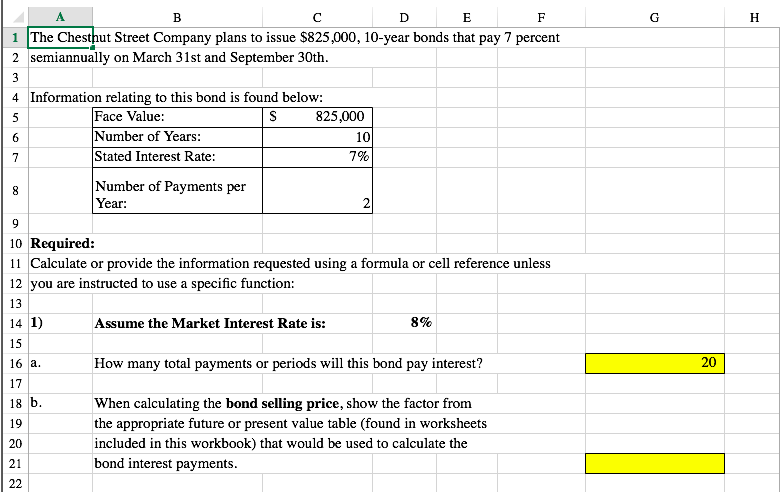 to calculate the bond price that is why I posted the question
