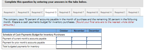 month. Prepare a sales budget. b. The company expects to collect 100