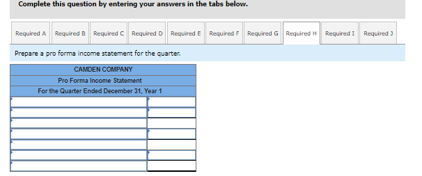 maintain a minimum ending Inventory equal to 10 percent of the next