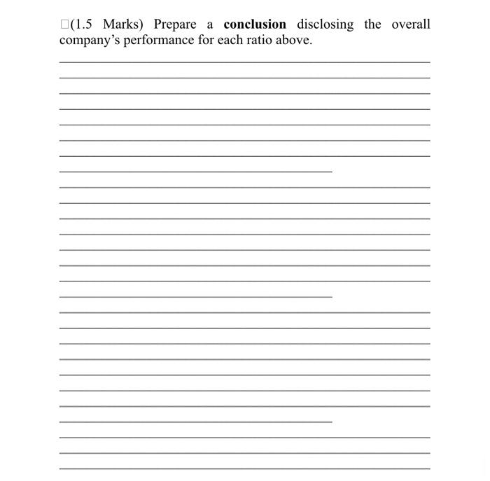 Case 1 (1 Mark) Prepare Common size statements for year 2018 and