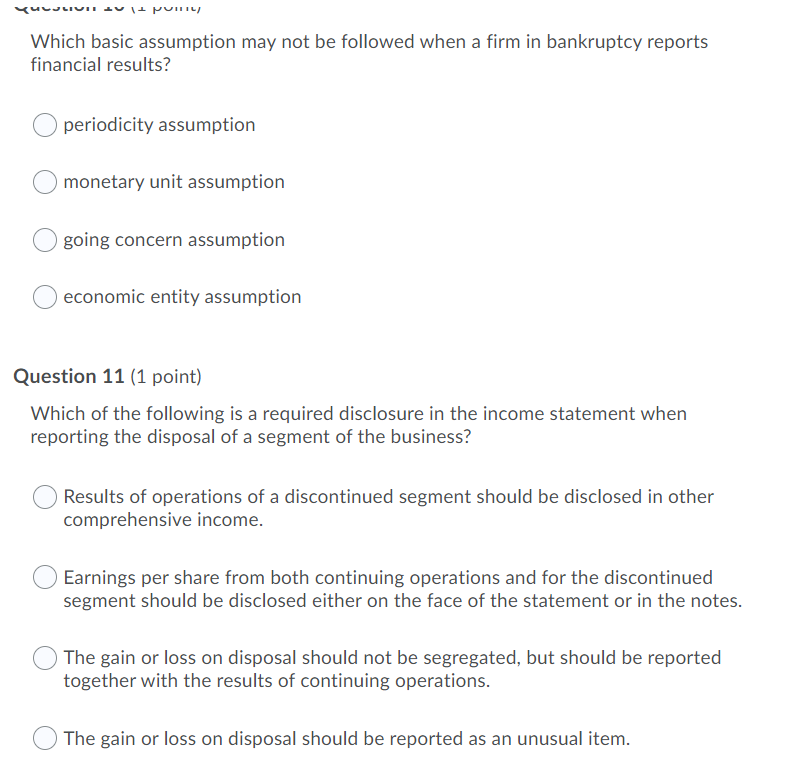 YuLIVI VI PUILL Which basic assumption may not be followed when