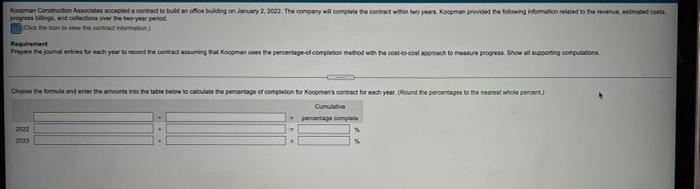 Construction costs incurred in prior years Cumulative construction costs incurred to date