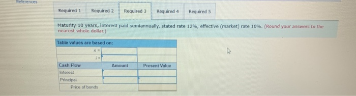 assumptions (FV of $1. PV of $1, FVA of $1. PVA of