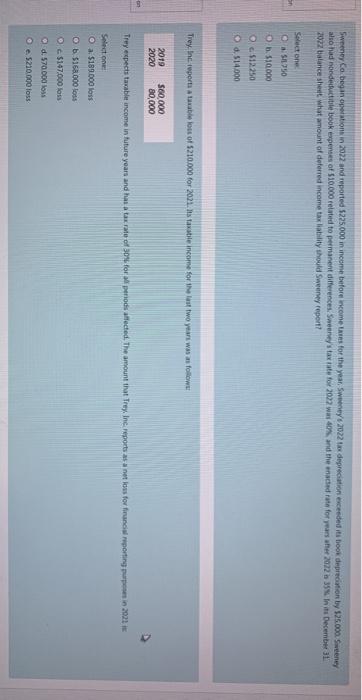 large stock dividend? Select one a. Retained Caming decreases O Parve per