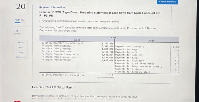 pkease answer these will leave like Required information Exercise 16-22B (Algo) Direct: