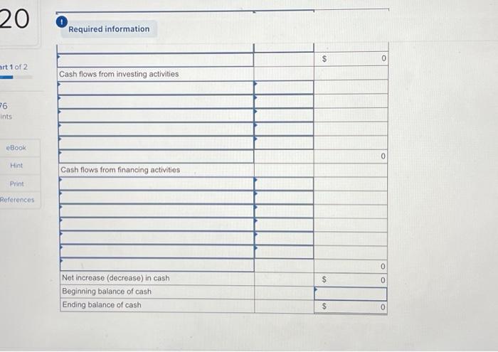 T-account shows the total debits and total credits to the Cash account