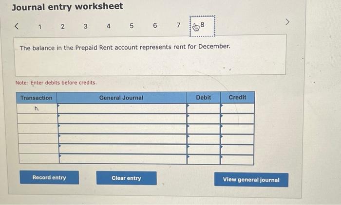 shows that teaching supplies costing $2,800 are available at year-end. c. Annual