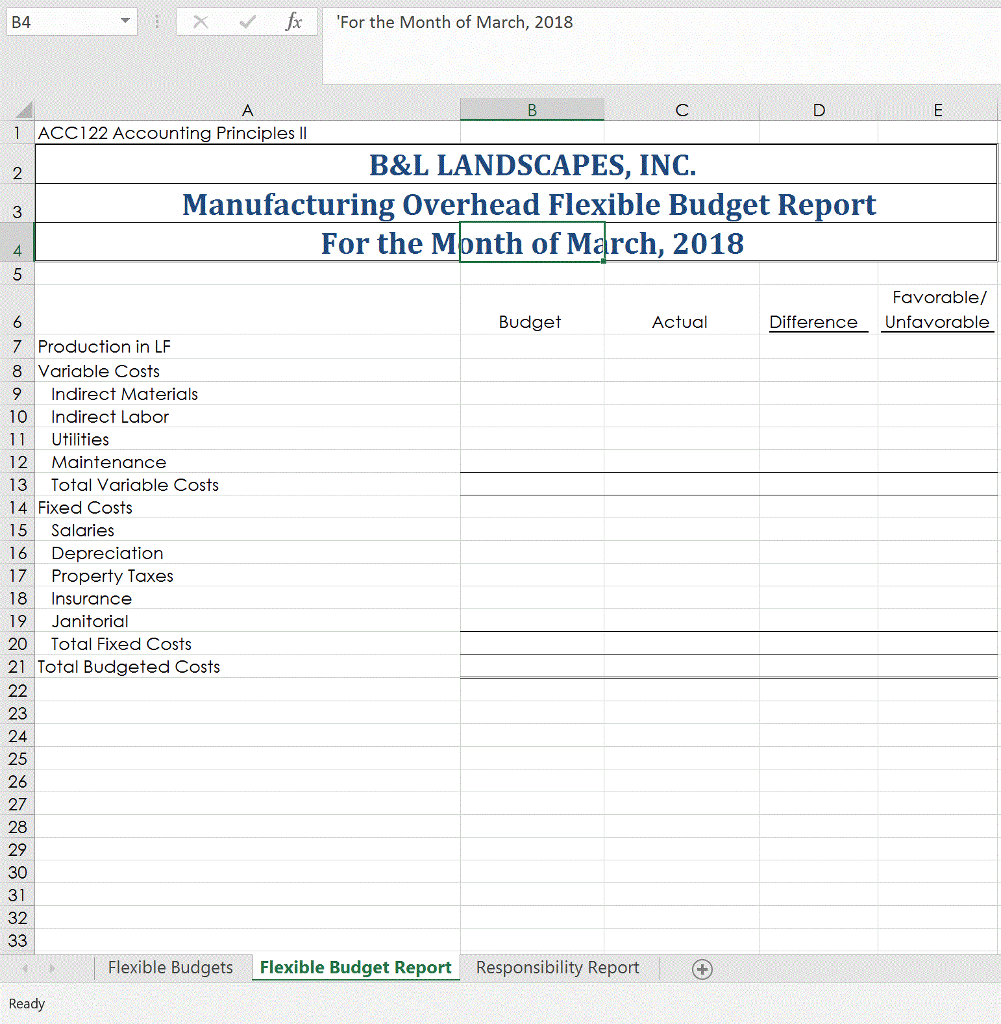 Miller incorporated B&L Landscapes, Inc. on July 1, 2017. The business consists