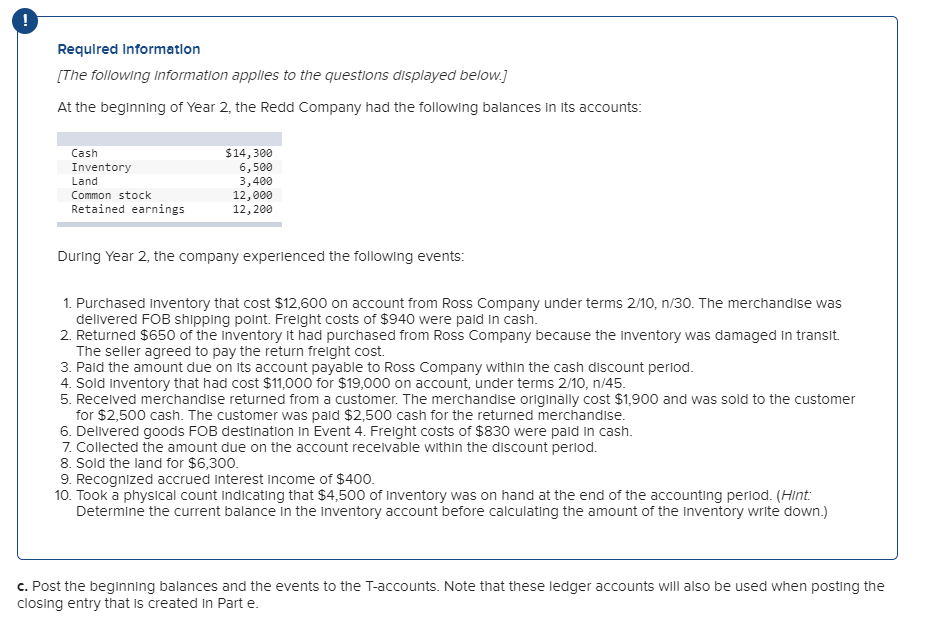 It says that my answer is incomplete. Any idea Why? Required Information