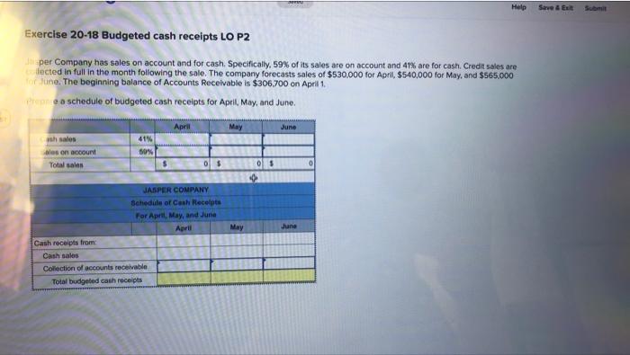please fill in the blank Help Save & En Sun Exercise 20-18