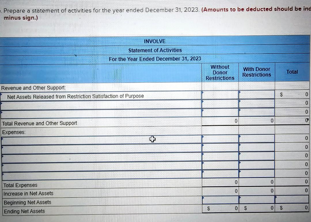  Please use excel for the **** ones. INVOLVE was incorporated as