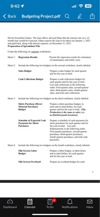 expected unit sales for 92 is 7,000 shirts, net operating income shorell