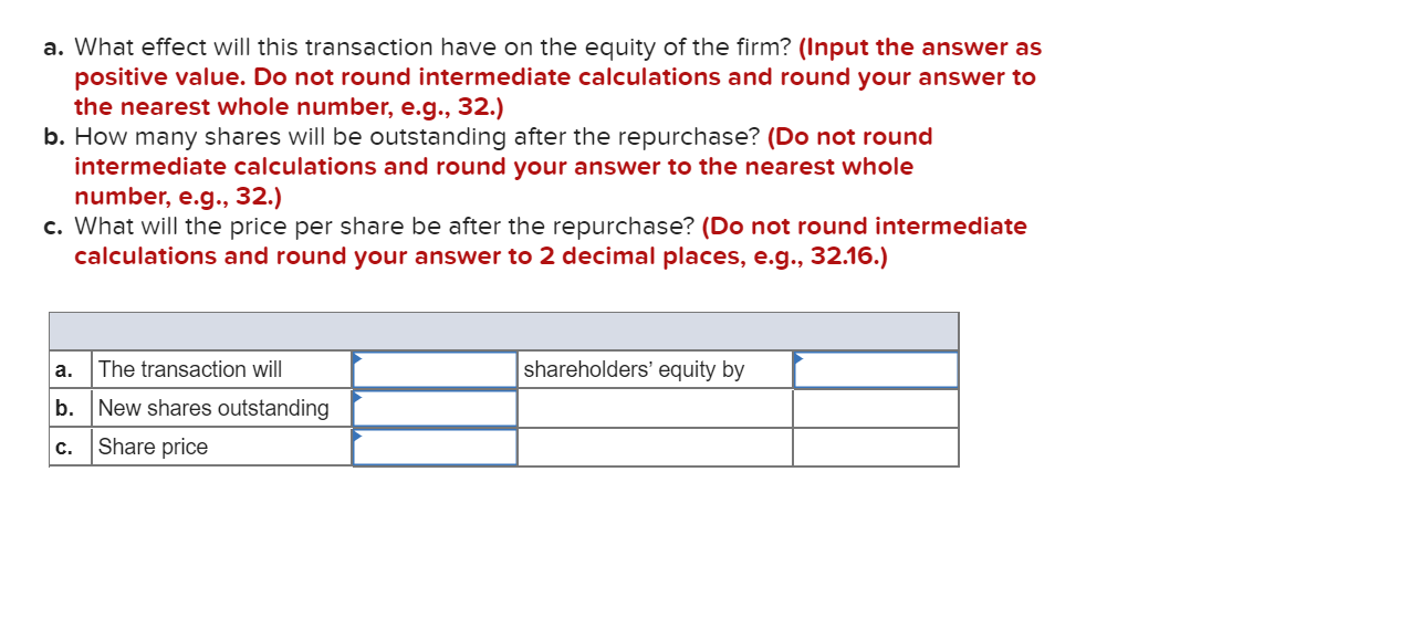 value terms. There are 28,000 shares of stock outstanding. Market Value Balance