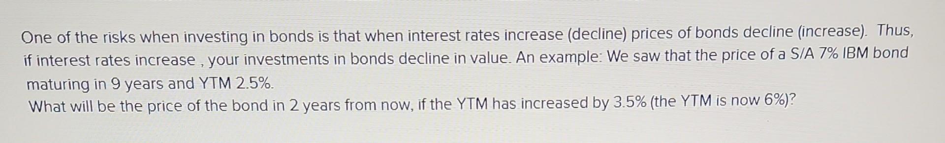  answer choices: problem 2: answer choices: One of the risks when