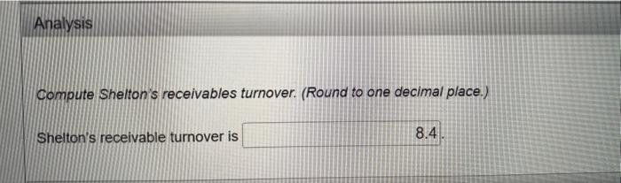 1.400 (credit) During 2016, sales on credit amounted to $575,000,$557,400 was collected