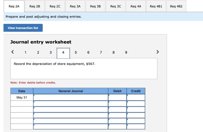 of the month to the general ledger accounts. Foot and crossfoot the
