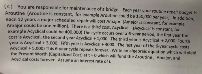 n) and similar algebraic expressions, display an equation which analyses the following