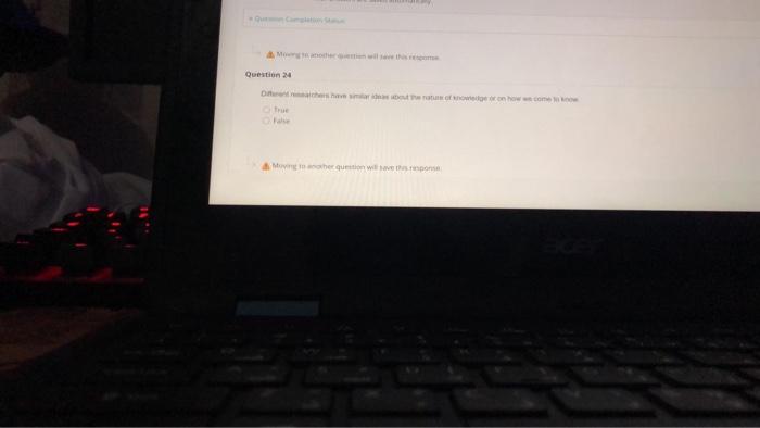  Question 24 Mother question will be Moving to another question will